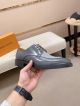 LV Grey Calfskin Leather Man Shoes 052511 (4)_th.jpg